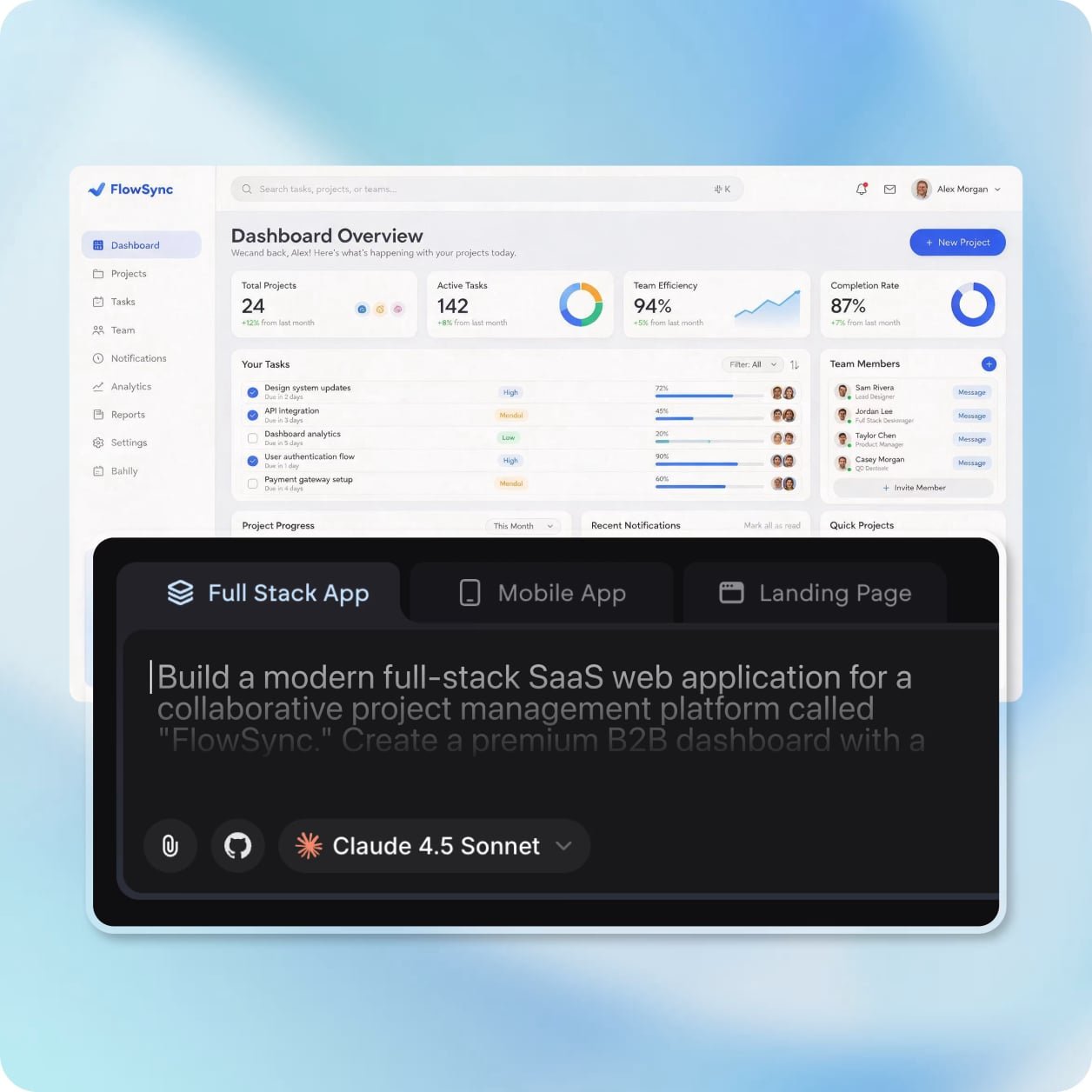 Design the interface by describing it