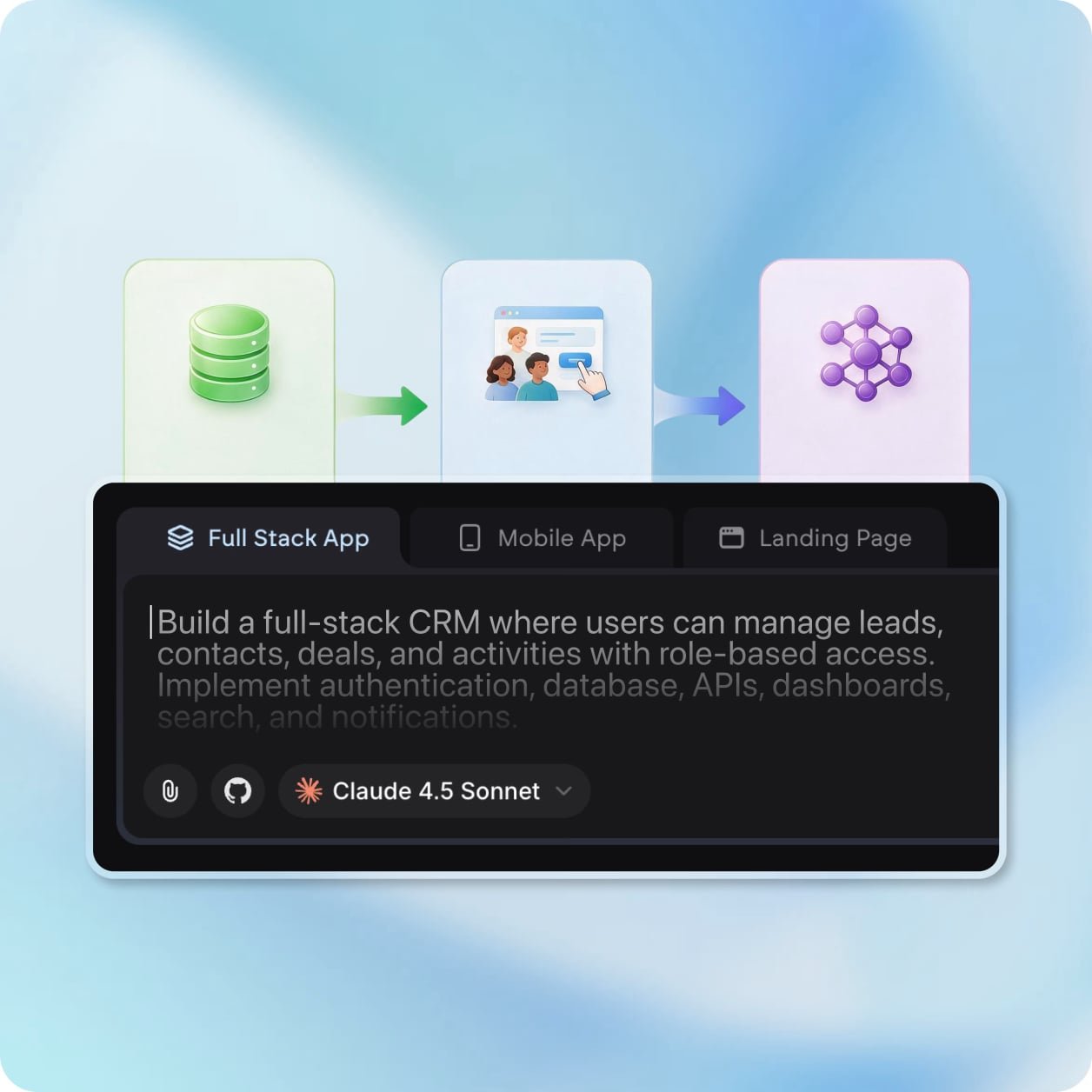 Get a database and backend, built for you